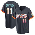 San Diego Padres #11 Yu Darvish Obsidian KLUNKIM 2026 City Connect Stadium Jersey