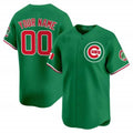 Custom Chicago Cubs Mexico Vapor Premier Limited Jersey V3 ¨C Green KLUNKIM
