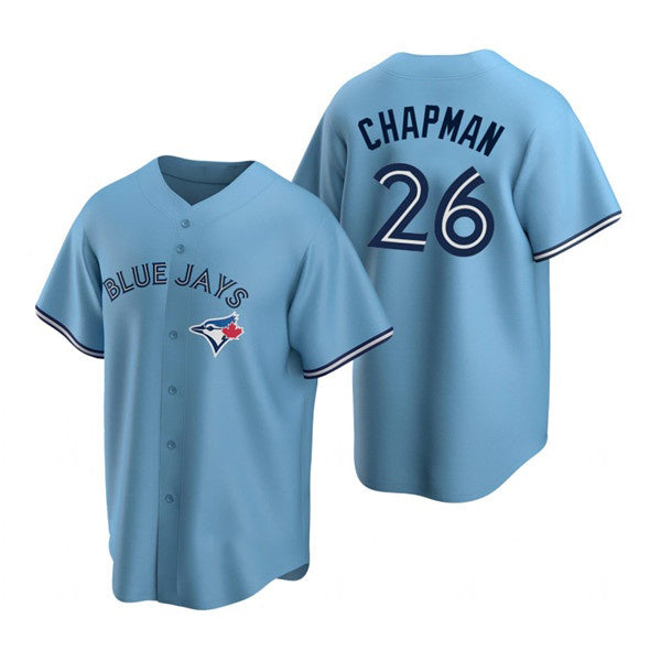 Toronto Blue Jays #26 Matt Chapman Light Blue KLUNKIM Cool Base Stitched Jersey