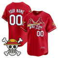 Custom St. Louis Cardinals x One Piece Red KLUNKIM Vapor Premier Limited Jersey - Stitched