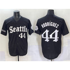 Seattle Mariners #44 Julio Rodr¨ªguez Black KLUNKIM 'Deep Sea Gothic Edition' Vapor Premier Limited Stitched Jersey