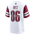 W.Commanders #86 Zach Ertz White KLUNKIM Game Jersey