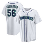 Seattle Mariners #56 Randy Arozarena White KLUNKIM Home Replica Jersey