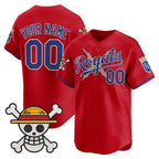 Custom Kansas City Royals x One Piece Red KLUNKIM Vapor Premier Limited Jersey - Stitched