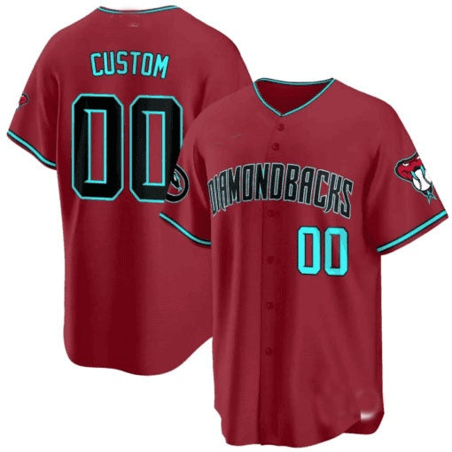 Custom Arizona Diamondbacks 2024 Cool Base Jersey - All Stitched-Red KLUNKIM