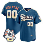 Custom Milwaukee Brewers Mineral Blue KLUNKIM 2026 City Connect Stadium Stitched Stitched Jersey