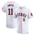 Houston Astros #11 Cam Smith Player White KLUNKIM Limited Elite Home Stitched Jerseys