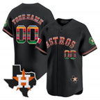 Custom Houston Astros Mexico Texas Patch Vapor Premier Limited Jersey ¨C All Stitched KLUNKIM