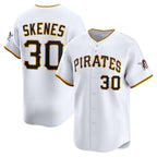 Pittsburgh Pirates #30 Paul Skenes White KLUNKIM Home Limited Player Jersey