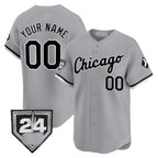 Custom Chicago White Sox 2024 Spring Training Patch Vapor Premier Limited Jersey ¨C Gray KLUNKIM