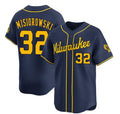 Milwaukee Brewers #32 Jacob Misiorowski Navy KLUNKIM Alternate Limited Stitched Jersey