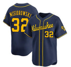 Milwaukee Brewers #32 Jacob Misiorowski Navy KLUNKIM Alternate Limited Stitched Jersey
