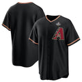 Arizona Diamondbacks Blank Black KLUNKIM 2023 World Series Cool Base Stitched Jersey