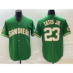 San Diego Padres #23 Fernando Tatis Jr Green KLUNKIM Cool Base Stitched Jersey