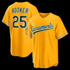Oakland Athletics #25 Brent Rooker Gold KLUNKIM Alternate Stadium Jersey