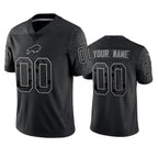 Custom B.Bills Active Player Black KLUNKIM Reflective Limited Stitched Jersey