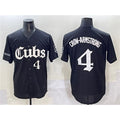 Chicago Cubs #4 Pete Crow-Armstrong Black KLUNKIM 'Gothic North Side Edition' Vapor Premier Limited Stitched Jersey