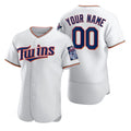 Custom Minnesota Twins White KLUNKIM 2020 Stitched Flex Base Jersey