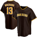 San Diego Padres #13 Manny Machado Brown KLUNKIM Alternate Replica Player Jersey