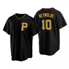 Pittsburgh Pirates #10 Bryan Reynolds Black KLUNKIM Alternate Team Logo Cool base Jersey
