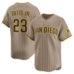 San Diego Padres #23 Fernando Tatis Jr. Khaki KLUNKIM Alternate Limited Player Jersey