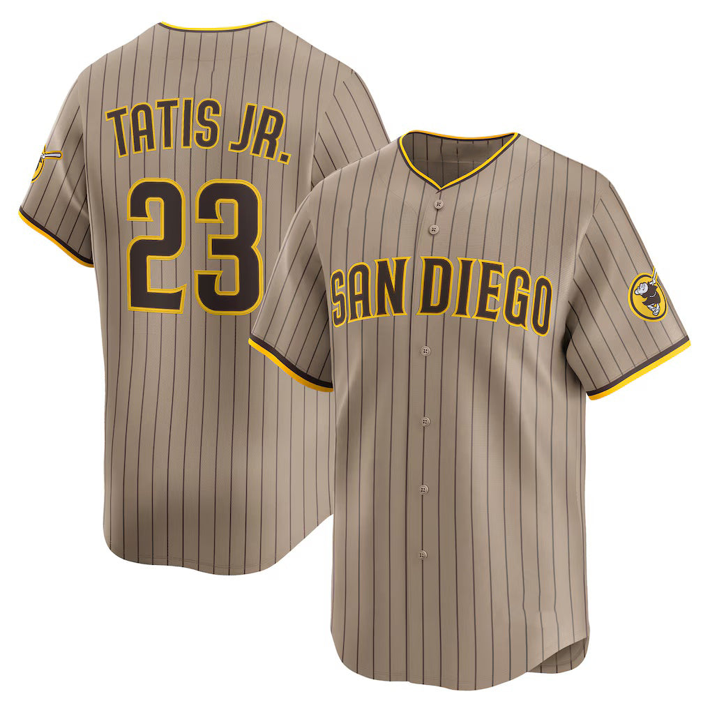 San Diego Padres #23 Fernando Tatis Jr. Khaki KLUNKIM Alternate Limited Player Jersey