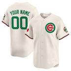 Custom Chicago Cubs Mexico Vapor Premier Limited Jersey V3 ¨C Cream KLUNKIM