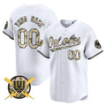 Custom Baltimore Orioles Armed Forces Day Vapor Premier Limited Jersey - White KLUNKIM