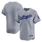 Los Angeles Dodgers Blank Player Gray KLUNKIM Limited Game Stitched Jerseys