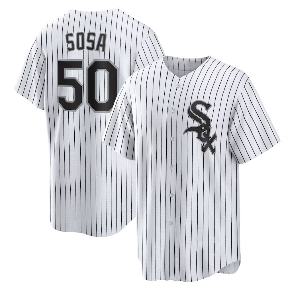 Chicago White Sox #50 Lenyn Sosa White KLUNKIM Home Replica Jersey