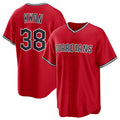 Cleveland Guardians #38 Steven Kwan Red KLUNKIM Cool Base Limited Stitched Jersey