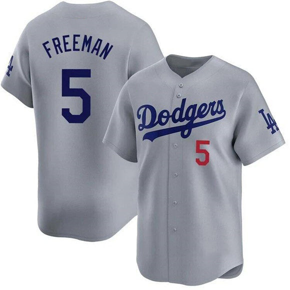 Los Angeles Dodgers #5 Freddie Freeman Gray KLUNKIM 2025 Limited Stitched Jersey