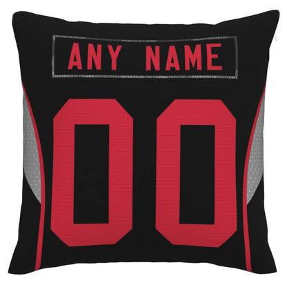 Custom SF.49ers Pillow Decorative Throw Pillow Case - Print Personalized Football Team Fans Name & Number Birthday Gift Football Pillows