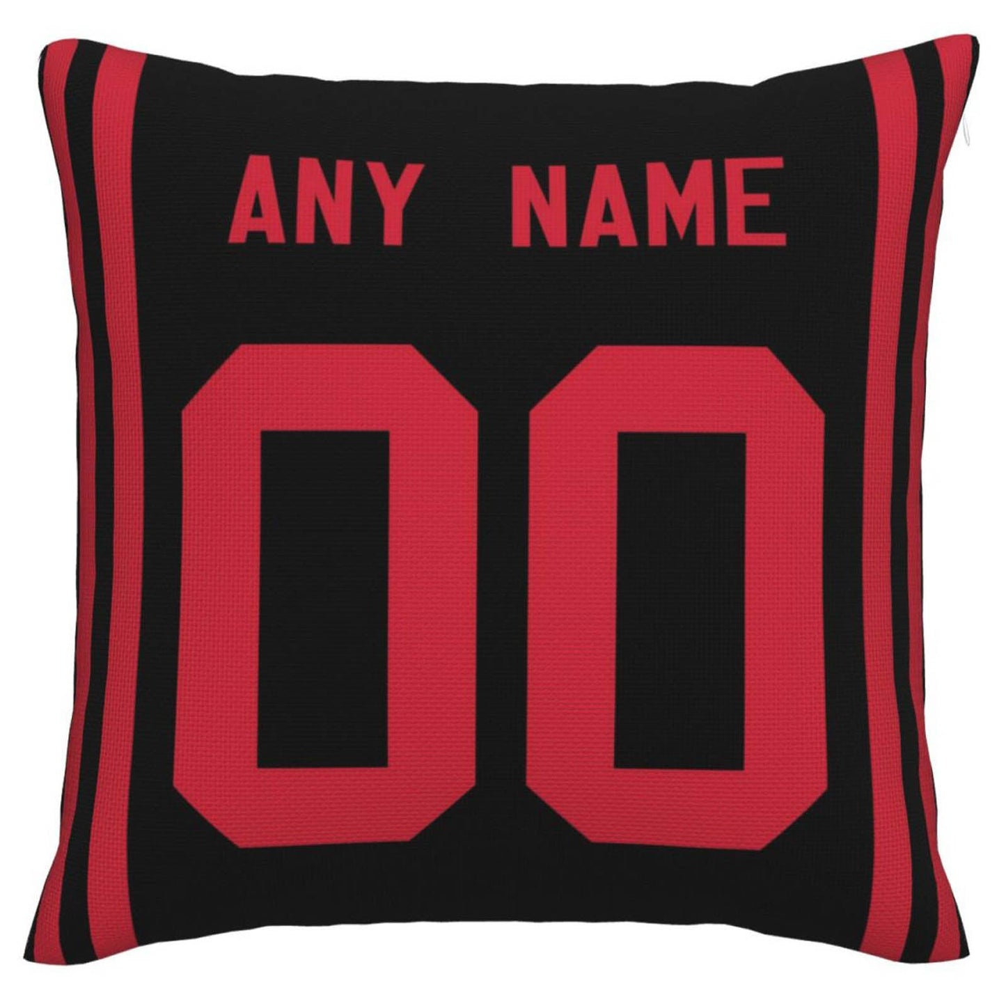 Custom SF.49ers Pillow Decorative Throw Pillow Case - Print Personalized Football Team Fans Name & Number Birthday Gift Football Pillows