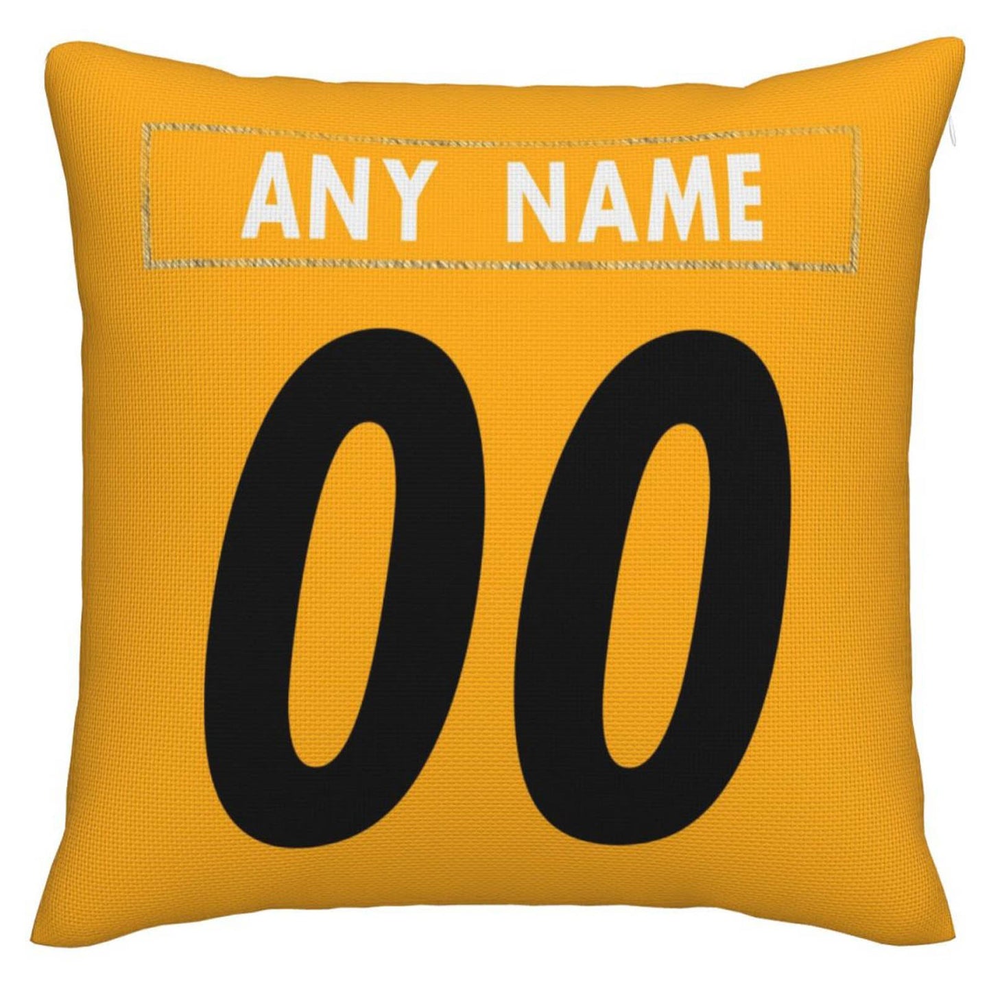 Custom P.Steelers Pillow Decorative Throw Pillow Case - Print Personalized Football Team Fans Name & Number Birthday Gift Football Pillows