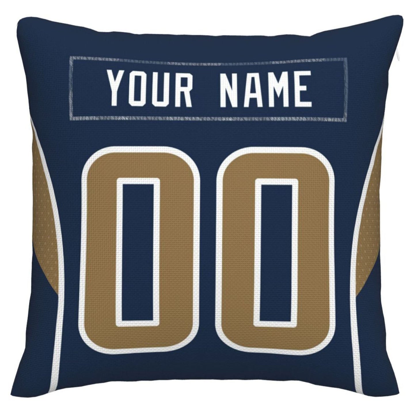 Custom LA.Rams Pillow Decorative Throw Pillow Case - Print Personalized Football Team Fans Name & Number Birthday Gift Football Pillows