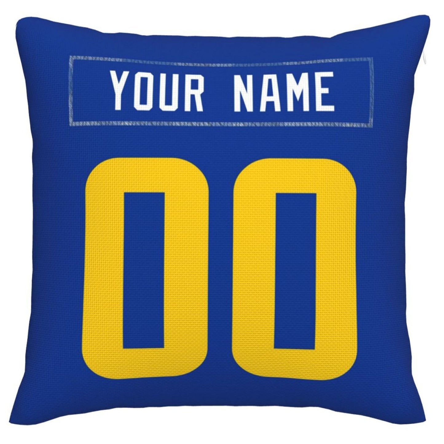 Custom LA.Rams Pillow Decorative Throw Pillow Case - Print Personalized Football Team Fans Name & Number Birthday Gift Football Pillows