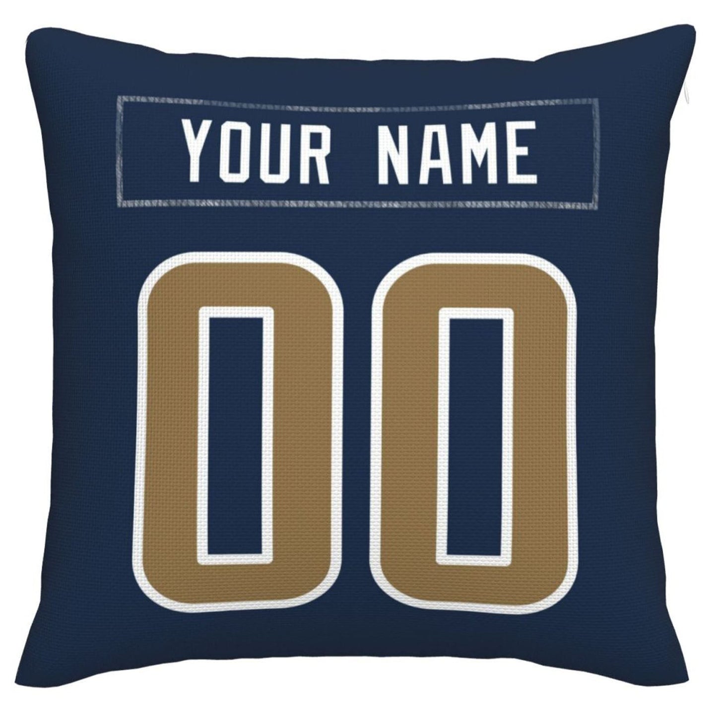 Custom LA.Rams Pillow Decorative Throw Pillow Case - Print Personalized Football Team Fans Name & Number Birthday Gift Football Pillows