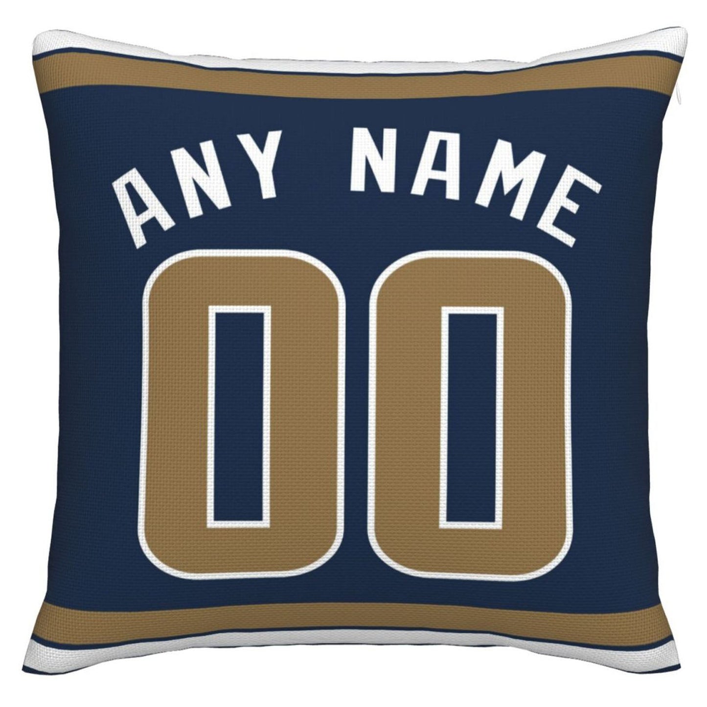 Custom LA.Rams Pillow Decorative Throw Pillow Case - Print Personalized Football Team Fans Name & Number Birthday Gift Football Pillows