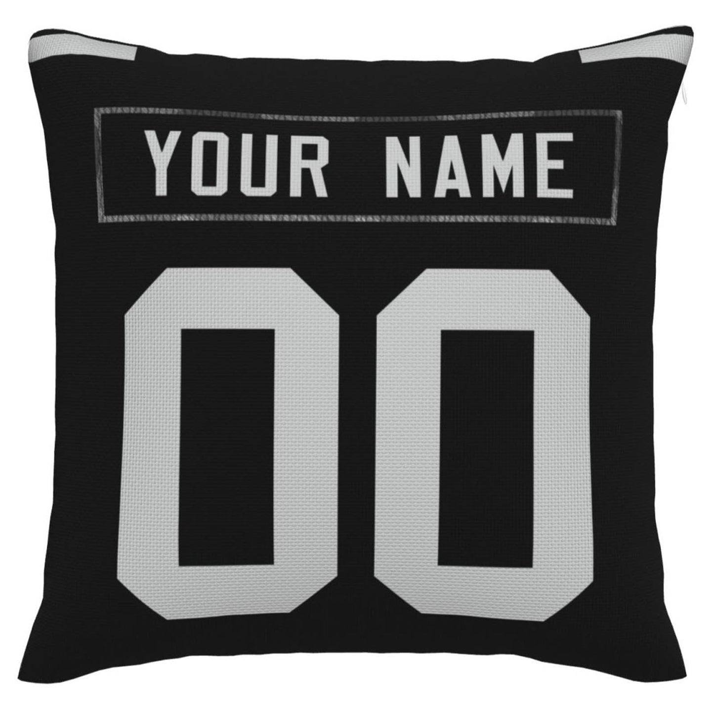 Custom LV.Raiders Pillow Decorative Throw Pillow Case - Print Personalized Football Team Fans Name & Number Birthday Gift Football Pillows