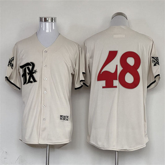 Texas Rangers #48 Cream 2023 City Connect Authentic Jersey Baseball Jerseys