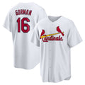 St. Louis Cardinals #16 Nolan Gorman White KLUNKIM Home Replica Jersey