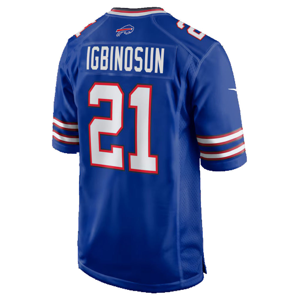 B.Bills #21 Davison Igbinosun Royal KLUNKIM Team Game Jersey