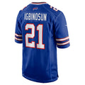 B.Bills #21 Davison Igbinosun Royal KLUNKIM Team Game Jersey