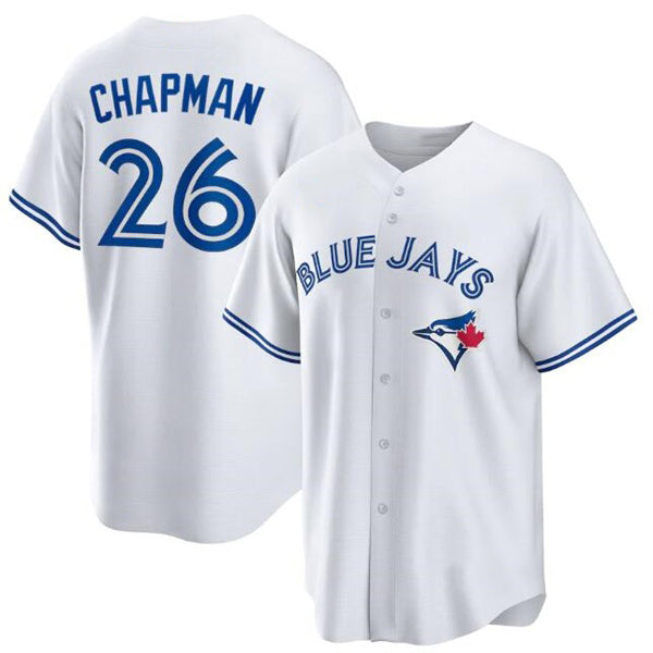 Toronto Blue Jays #26 Matt Chapman White KLUNKIM Cool Base Stitched Jersey