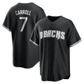 Arizona Diamondbacks #7 Corbin Carroll Player Black KLUNKIM Game Home Stitched Jerseys