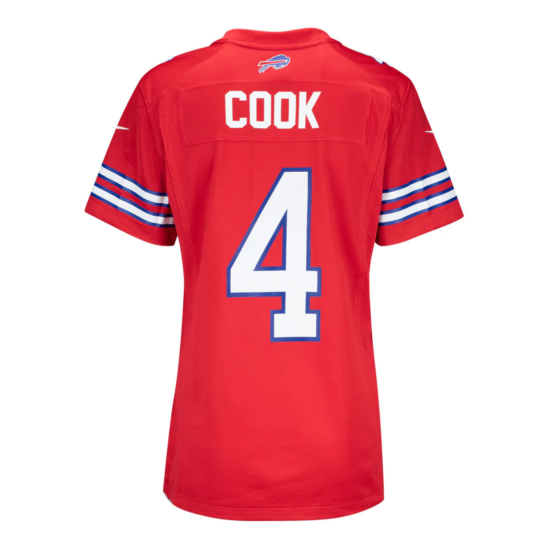 B.Bills #4 James Cook Red Vapor Game American Football Jerseys