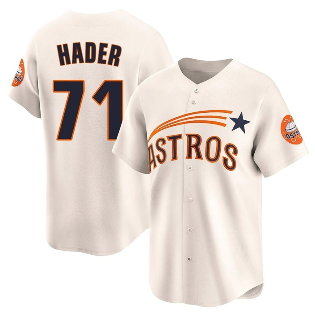 Houston Astros #71 Josh Hader Player Cream KLUNKIM Throwback Cooperstown Collection Limited Stitched Jerseys
