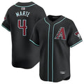 Arizona Diamondbacks #4 Ketel Marte Player Black KLUNKIM Limited Home Game Stitched Jerseys