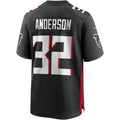 A.Falcons #32 Jamal Anderson Black KLUNKIM Game Retired Player Jersey